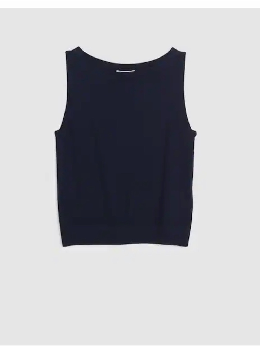 MADEWELL L MERINO/SILK Boatneck Sleeveless Sweater TANK OA057 $75